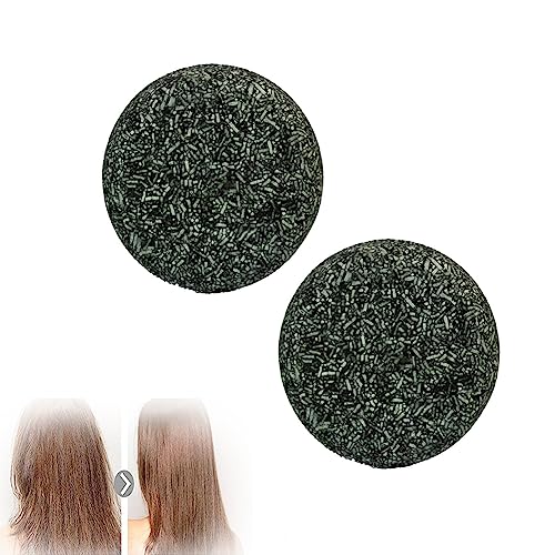 2PCS Gray Hair Reverse Bar, Reverse Grey Hair Bar Shampoo, Brown Hair Reverse Gray Natural Hair Darkening Shampoo Bar, Gray White Hair Repair für Frauen und Männer von LUCKKY