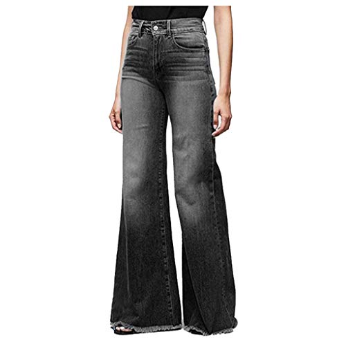 LULER Damen Caprihosen,Slim Jeans Damen,Weit Geschnittene Hose,Jogginghose Warm Damen,WeißE Wide Leg Jeans,Jeanshose Kurz Damen,Trachtenhose Jeans,Jeans Hose Dame von LULER