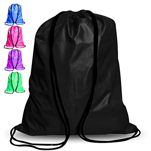 LUMAZU Unisex Kordelzugbeutel, PE-Beutel, Turnbeutel, großer Rucksack, String, Schwimmtasche, Trainertasche, personalisierte Kordelzugtasche, Tragegriff für Sport, Schule, Fitnessstudio, Reisen, von LUMAZU