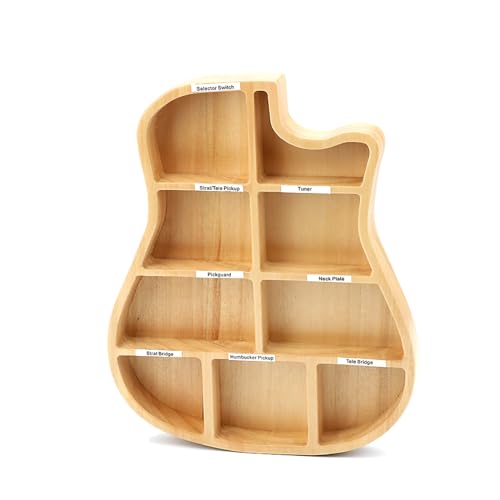 LUOFENG Gitarre Lagerung Box Holz Gitarre Pick Halter Fall Tragbare Pick Lagerung Box Gitarre Zubehör Organizer Langlebig Aufnahme Studio von LUOFENG