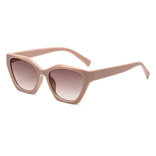 LVTFCO Cat Eye Trendy Sonnenbrille Herren Damen Vintage Cateye Sport UV400 beständig Fashion Sonnenbrille,Rosa von LVTFCO