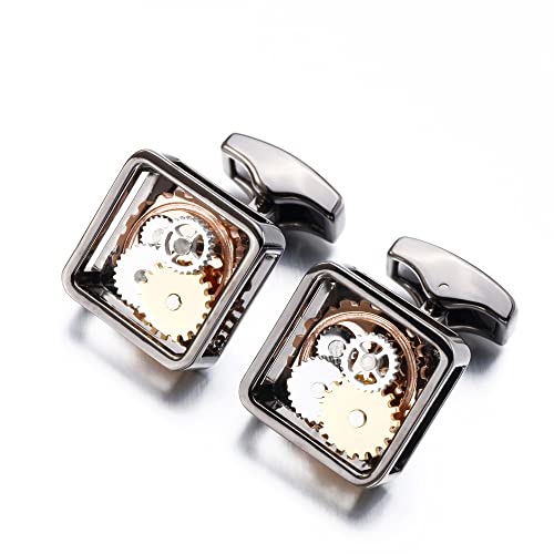 Manschettenknöpfe für Herren Manschettenknöpfe Manschetten Links Hochzeit Cufflinks for Männer (Farbe : B, Size : 14.9mm) von LVUNZJCA