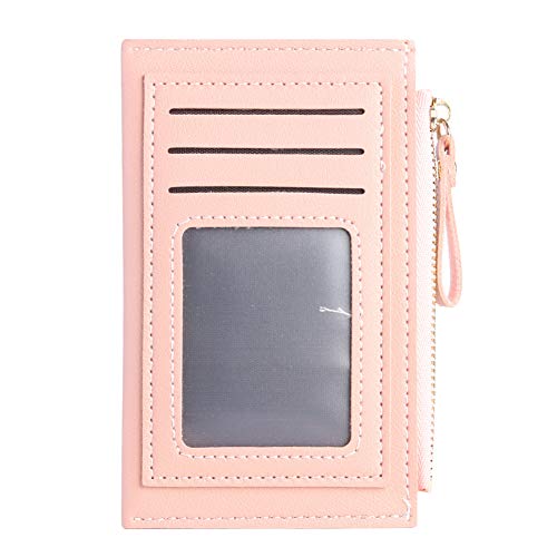 LYEAA Kreditkartenfächer, tragbar, lässig, modisch, Damen, Clutch, Geldbörse, Geldbörse mit Reißverschluss, for weibliche Mädchen, Festival-Geschenke, rose, Casual von LYEAA