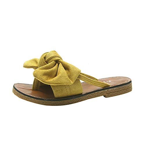 Hausschuhe Damen Geschlossen Rutschfest Sommer - Schlappen Damen Sommer Bequem, Slip-On Pantoletten Sommer Elegant Hausschuh Latschen Bequem Weich Freizeitschuhe Slipper Hausschuhe Pantoletten von LZPCarra