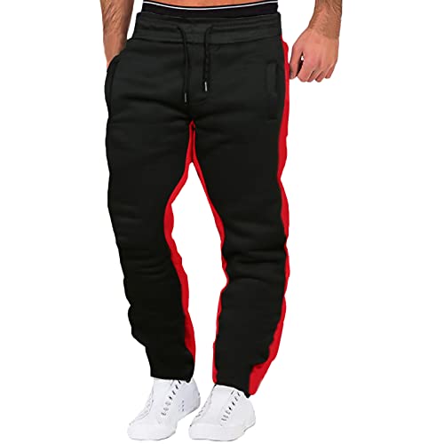 Jogginghose Herren Baumwolle Lang - Trekkinghose Herren Cargohose Baggy Sporthose Lang Outdoor Softshell-Arbeitshose-Sporthose Silm Fit Chino Hose Trainingshose Sweathose Freizeithose Jogger Hose von LZPCarra