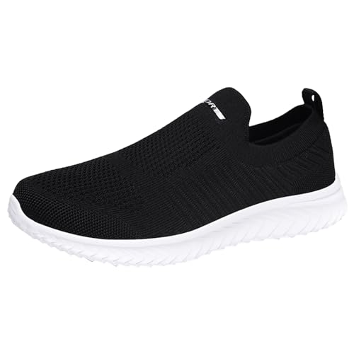 LZPCarra Atmungsaktive Sport-Freizeitschuhe für Herren und Damen, leichte Walk-Lauf-Sneaker Fahrrad Schuhe Herren 45 (Silver, 42) von LZPCarra