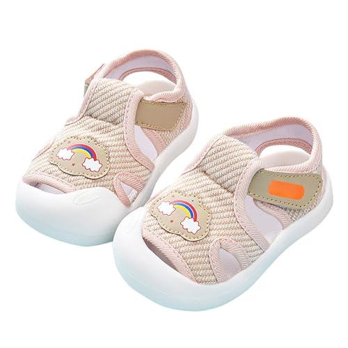 LZPCarra Baby-Lauflernschuhe für Damen und Herren, rutschfest, atmungsaktiv, für, 1–3, 6 Monate, Schuhe mit weicher Sohle, mehrere Farben optional Kinder Lauflernschuhe Winter (Beige, 12-18 Months) von LZPCarra