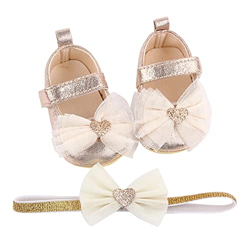 LZPCarra Baby Sneaker Klettverschluss Headband Prinzessin Mädchen Prewalker Bowknot weich Säugling Baby Kleinkind Schuhe Baby Schuhe Schuhe rutschfest von LZPCarra