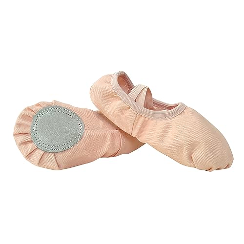 LZPCarra Ballettschuhe für Mädchen, Kleinkind-Ballettpantoffeln, weiches, Tanzschuhe für/kleines Kind/großes Kind Hallenschuhe 37 (Pink, 33 Big Kids) von LZPCarra