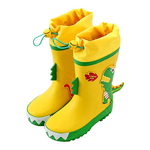 LZPCarra Benutzerdefinierte Tier Gummi Kinderschuhe Wasserdichte Botas Para Lluvia Kinder Gummi Regenstiefel Camouflage Schuhe (A, 27.5 Little Child) von LZPCarra