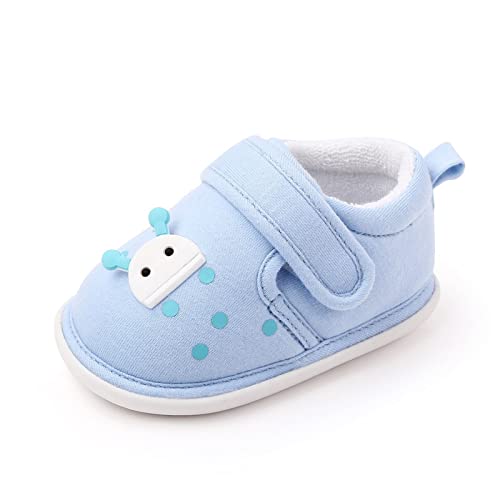 LZPCarra Kinder Hausschuh 21 Kleinkind Jungen Mädchen Turnschuhe Baby Neugeborenen Baby Herbst Winter Niedlichen Tier Design Wanderschuhe Casual Schuhe Schuhe Junge 30 (Blue, 21 Infant) von LZPCarra