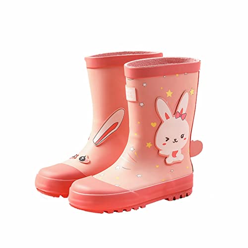 LZPCarra Kinder Regenschuhe und Mädchen Wasserschuhe Baby Regenstiefel Wasserstiefel bei großen und kleinen Kindern Kinder Skianzug 80 (C, 30 Little Child) von LZPCarra