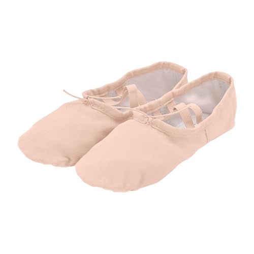 LZPCarra Kinder-Tanzschuhe, Damen-Übungsschuhe mit weicher Sohle, für Erwachsene, Ethno-Ballettschuhe, Yoga-Schuhe Mädchen Turnschuhe 30 (Pink, 25.5 Toddler) von LZPCarra