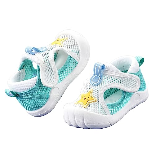 LZPCarra Kleinkind-Sandalen für und Mädchen, Baby-Neugeborene, Sommer-Sneaker, niedliche atmungsaktive Netz-Rutsch-Design, Wandersandalen Sandalen Baby Wasser (White, 20 Infant) von LZPCarra