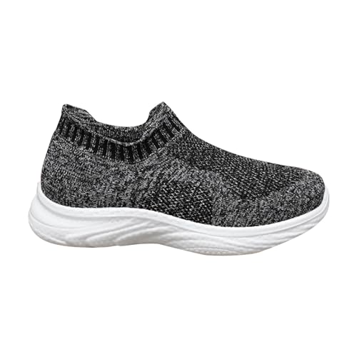 LZPCarra Mode Frühjahr Und Sommer Männer Sport Schuhe Flachen Boden Leichte Mesh Atmungsaktive Slip Auf Bequeme Einfarbig Einfache Eigenschaften: Slipper Herren Schuhe (Grey, 41) von LZPCarra