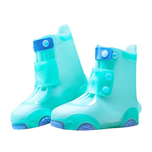 LZPCarra Regenüberschuhe | Überschuhe für Regenstiefel für und Mädchen | Wiederverwendbare Galoschen-Überschuhe Schuhe 21 (C, 33 Big Kids) von LZPCarra