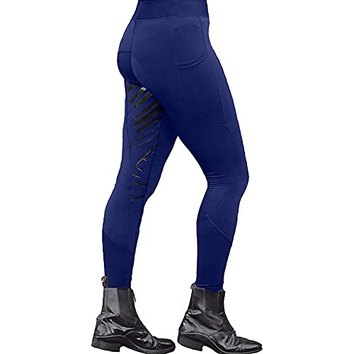 LZPCarra Reitsport-Hosen Für Damen: Reithose Damen Vollbesatzhose High Waist Reitleggings Lang Sporthose Outdoor Trainingshose Blickdicht Reitsporthose Softshellhose Jogginghose Mädchen Reithosen von LZPCarra