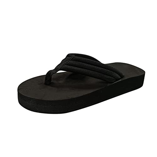 Strand Flip Flops Damen - Damen Badeschlappen Weich, Sommer Flip Flops Dicke Sohle Schlappen Weiche Sandalen Einfarbige Badelatschen Badeschlappen Pool Strand Slippers Schwimmen Sommer Schuhe von LZPCarra