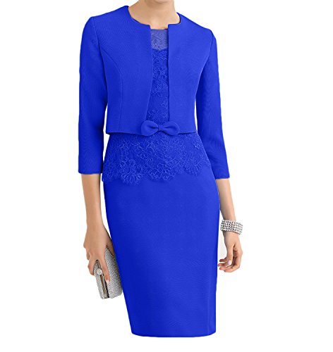 La_Marie Braut Royal Blau Knielang Abendkleider Brautmutterkleider Ballkleider Etuikleider Mit Spitze Langarm Bolero-44 Royal Blau La_Marie Braut Royal Blau Knielang Abendkleider Brautmutterkleider Ballkleider Etuikleider Mit Spitze Langarm Bolero-44 Royal Blau von La_Marie Braut