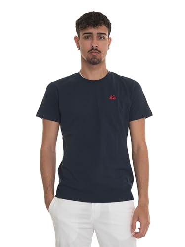 La Martina Herren Serge T-Shirt, blau, XL von La Martina