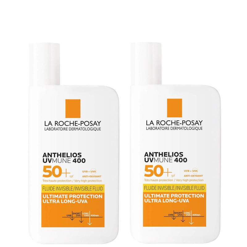 La Roche-Posay Anthelios UVMune 400 Invisible Fluid SPF50+ Sun Cream Duo von La Roche-Posay