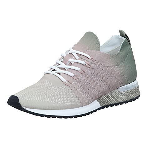 La Strada Damenschuhe Schnürschuhe Sportive Sneaker Beige Freizeit, Schuhgröße:37 EU von La Strada