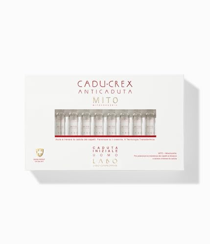 Cadu-Crex Anti-Haarausfall Mito, Behandlung gegen Haarausfall für Herren, 20 Ampullen (20 Ampullen, Anfangsausfall) von LaBo