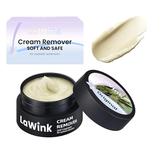 LaWink Wimpernkleber Entferner Cream Wimpernverlängerungslöser Wimpernkleber Lösemittel wimpern extension Entferner Remover Cream Wimpernverlängerung Klebstoffentferner 5ml Original von LaWink