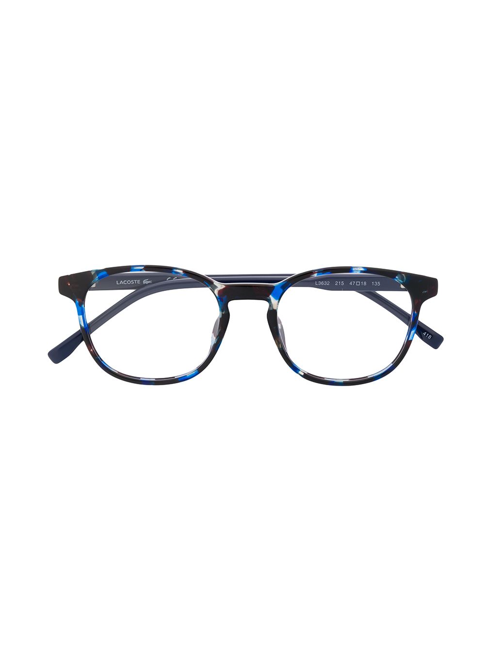 Lacoste Kids Eckige Brille - Blau von Lacoste Kids