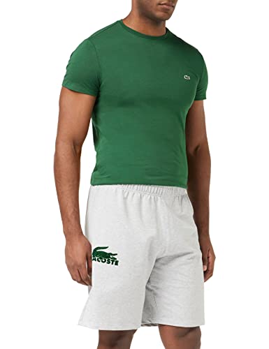 Lacoste Herren Gh5421 Pyjama-Sets, Silberfarben/Grün, XS von Lacoste