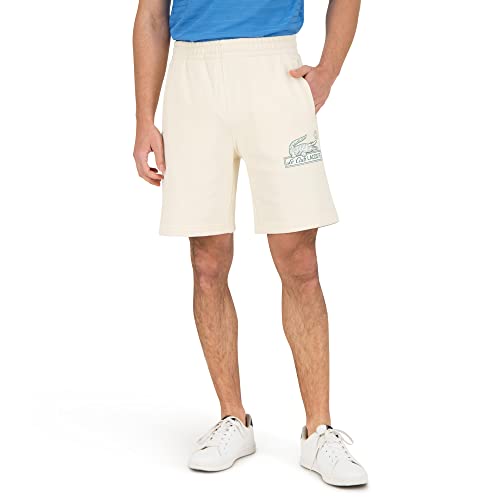 Lacoste Herren Kurze Hose GH5582, Männer Freizeit-Shorts,Loose Fit,Grün,9 von Lacoste