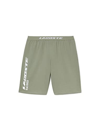 Lacoste Herren Kurze Trainingshose GH5945, Männer Sportshorts,Freizeithose,Regular Fit,Grün,XS von Lacoste