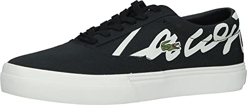 Lacoste Herren Low-Top Sneaker Jump Serve LACE0121 2 CMA, Männer Halbschuhe,Wechselfußbett,straßenschuhe,Turnschuhe,SCHWARZ/Offwhite,42.5 EU / 8.5 UK von Lacoste