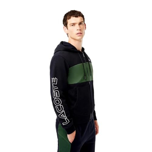 Lacoste Herren SH1416 Sweatshirt, ABIMES/Sequoia, XL von Lacoste