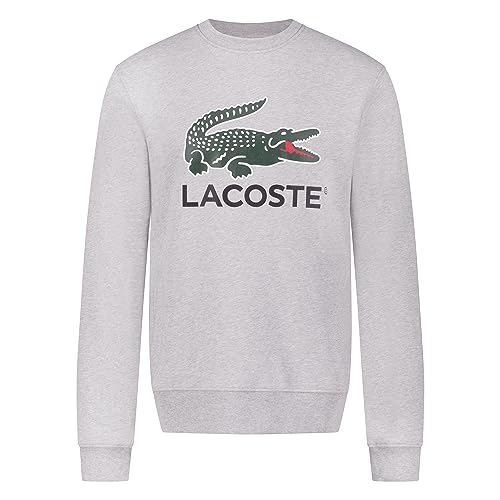 Lacoste Herren Sh1281 Sweatshirt, Chinesisches Silber, M von Lacoste