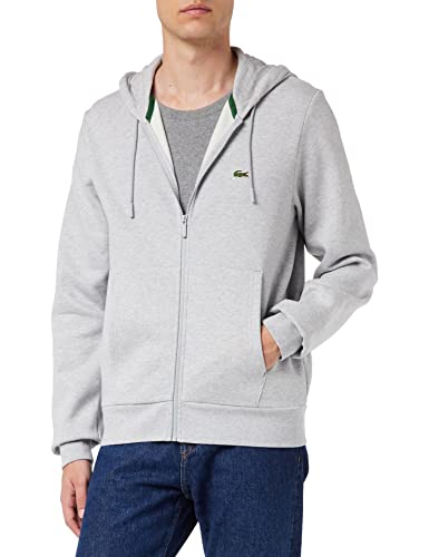 Lacoste Herren Sh9626 Sweatshirt, Chinesisches Silber, M von Lacoste