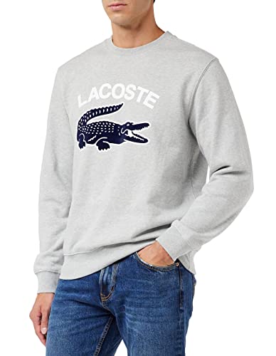 Lacoste Herren Sh9689 Sweatshirts, Chinesisches Silber, S von Lacoste