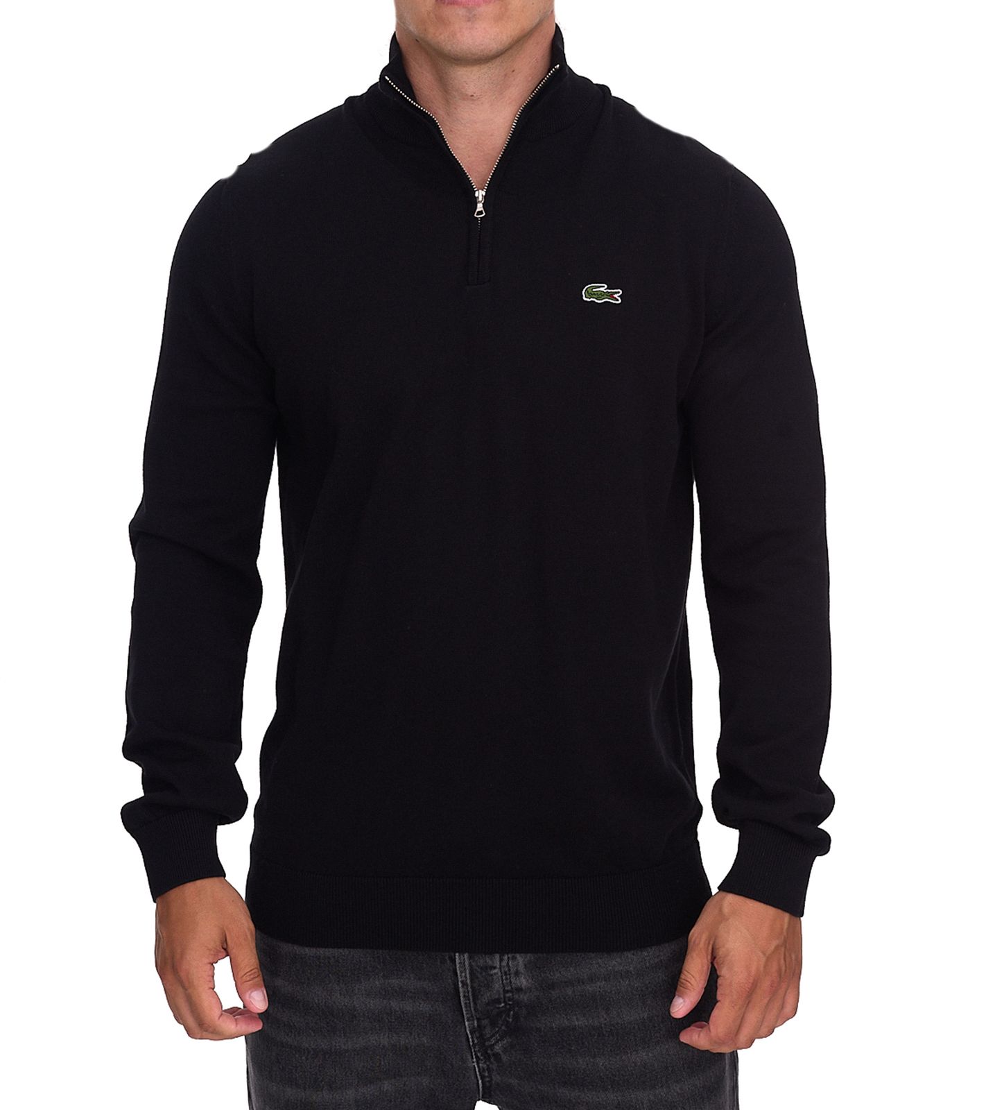 Lacoste Herren Strick-Troyer klassischer Strick-Pulli mit Logo-Stickerei Langarm-Pullover AH1980 00 031 Schwarz Lacoste Herren Strick-Troyer klassischer Strick-Pulli mit Logo-Stickerei Langarm-Pullover AH1980 00 031 Schwarz von Lacoste