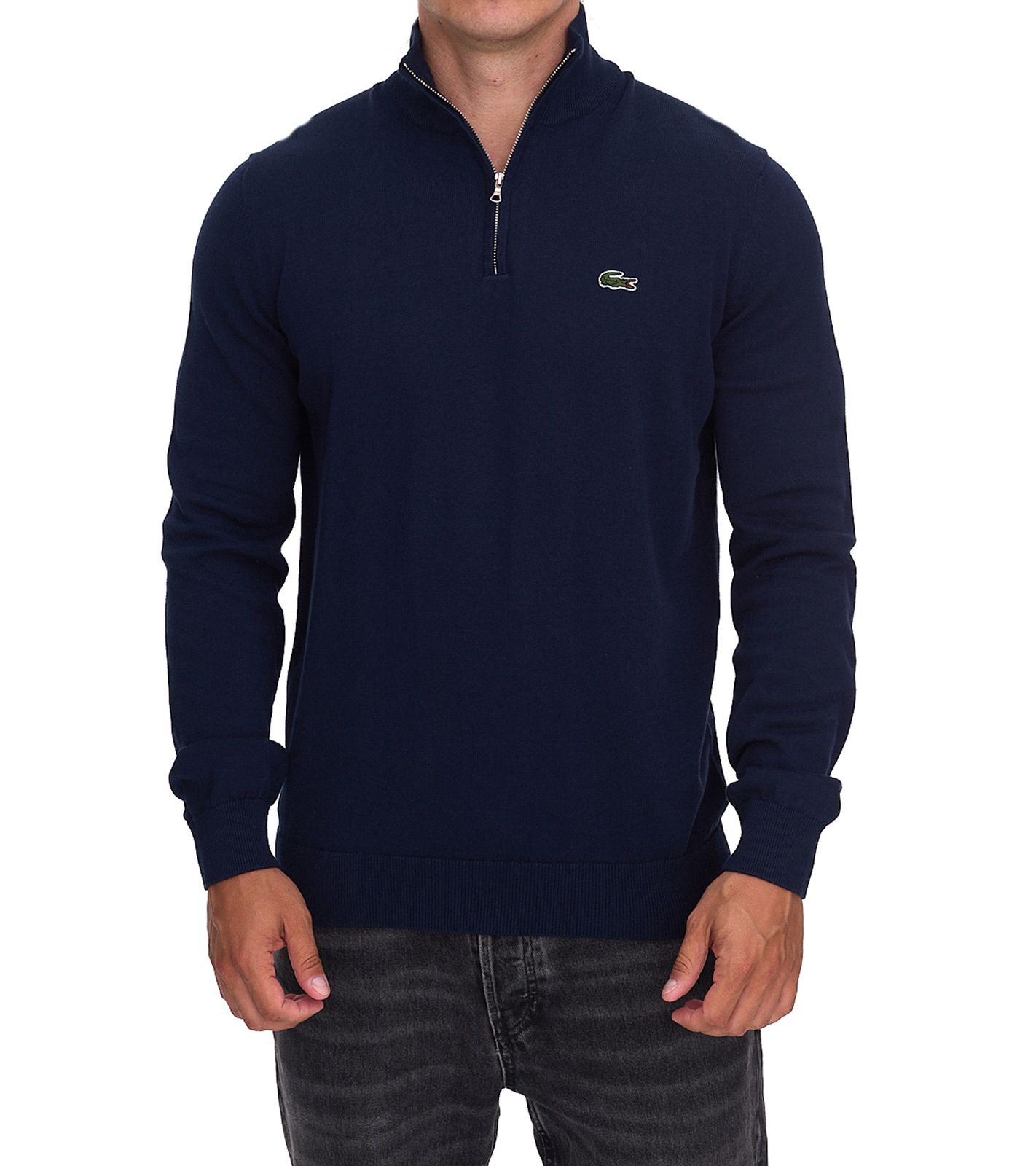Lacoste Herren Strick-Troyer klassischer Strick-Pulli mit Logo-Stickerei Langarm-Pullover AH1980 00 166 Dunkelblau Lacoste Herren Strick-Troyer klassischer Strick-Pulli mit Logo-Stickerei Langarm-Pullover AH1980 00 166 Dunkelblau von Lacoste