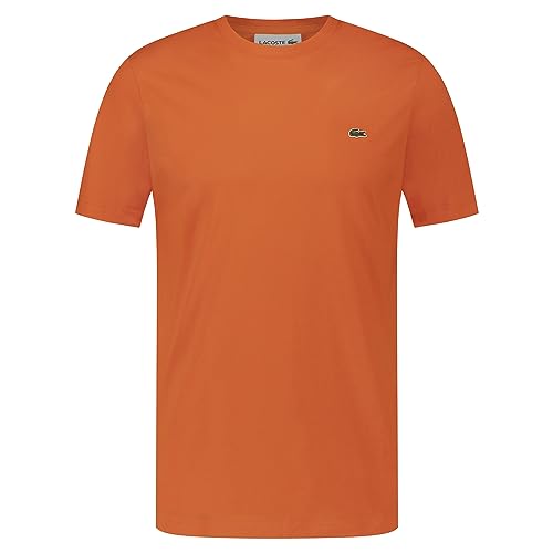 Lacoste Herren T-Shirt Rundhals TH2038, Männer Basic Tshirt,Kurzarm,Regular Fit,Rot,2 (XS) von Lacoste