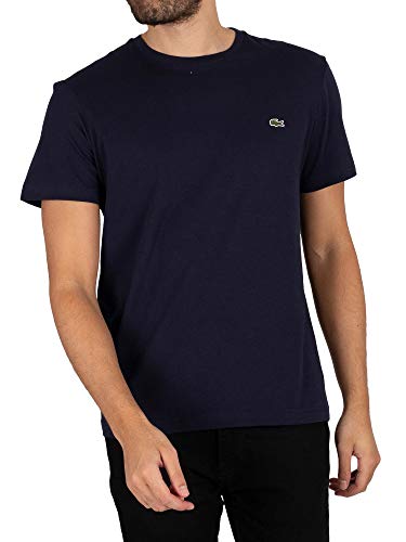 Lacoste Herren T-Shirt TH2038-00, Blau (NAVY BLUE 166), Gr. 9 (Herstellergröße: XXXXL) von Lacoste