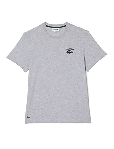 Lacoste Herren Th9665 T-Shirt, Chinesisches Silber, S von Lacoste