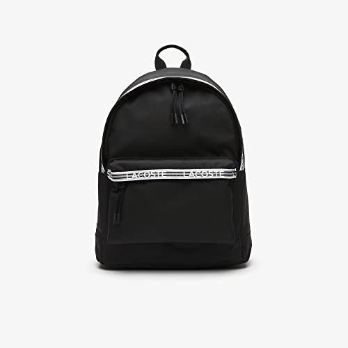 Lacoste NH4269NZ Backpack, Schwarz, Weiß, 00 Männer, Schwarz/Weiß von Lacoste