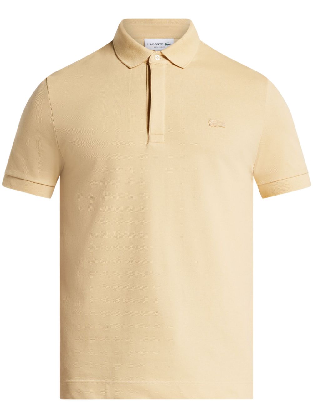 Lacoste Poloshirt mit Logo-Patch - Nude von Lacoste