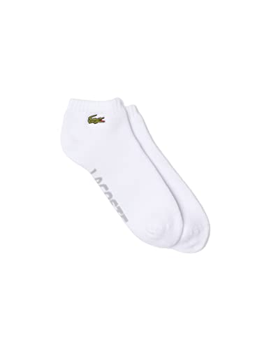 Lacoste Sport Unisex RA4184 Socken, Blanc/Argent Chine, 35/38 von Lacoste