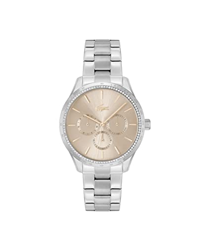 Lacoste Multi Zifferblatt Quarz Uhr für Damen mit Silbernes Edelstahlarmband - 2001293 von Lacoste