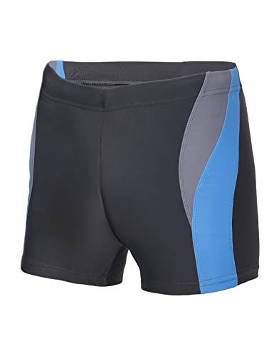 Ladeheid Badehose für Herren Schwimmhose kurz Männer Badehose Badepants eng Badeshorts LA40-255 (Graphite/Grau/Blau, 4XL) von Ladeheid