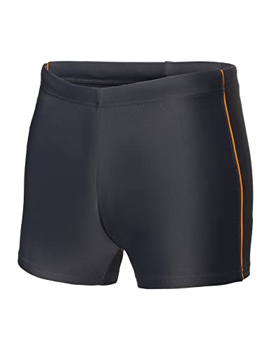 Ladeheid Herren Badehose Badeshorts Beachshorts Schwimmhose LA40-168 (173-Grafit/Orange, 3XL) von Ladeheid