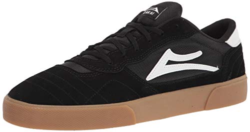 Lakai Footwear Mens Herren Cambridge Black/Gum Suede MS3200252A00-Black-8 M US Skate-Schuh, Schwarzes Wildleder, 41 EU von Lakai