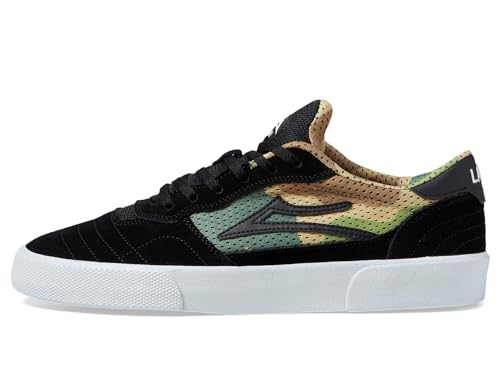 Lakai Herren Cambridge Skate Schuhe - Performance Skateboardschuhe, Schwarz/Camouflage-Wildleder, 40 EU von Lakai